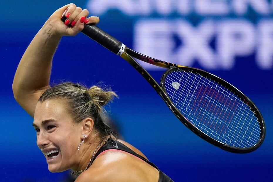 Aryna Sabalenka durante la semifinal de US Open - Foto: AP