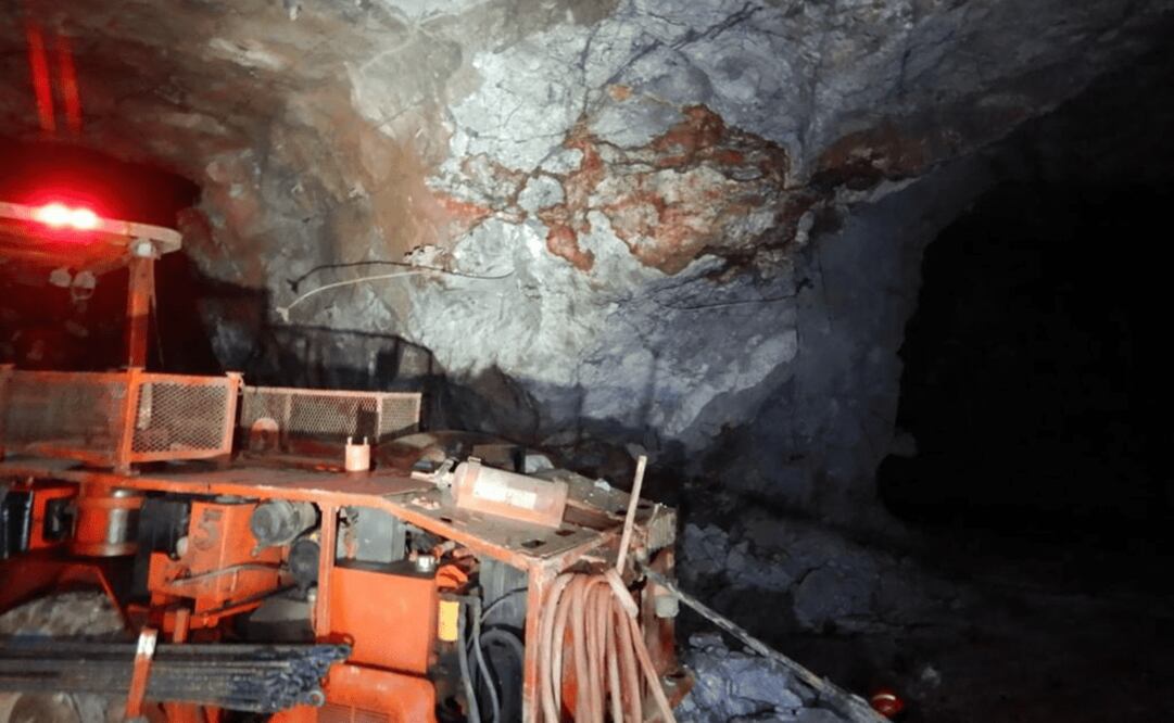 La mina subterránea extractora de cobre, pertenece al Grupo Peñoles. Fotos: Protección Civil Sonora