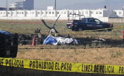 Pájaros u objeto extraño podría haber ocasionado caída de helicóptero: Fiscalía de Aguascalientes