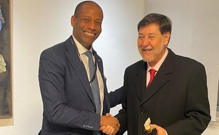 Noroña le cambia el nombre al presidente de la Cámara de Comunes de Canadá; presume reforma judicial frente al Parlamento Europeo