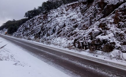 Nieve interrumpe tránsito vehicular entre Sonora y Chihuahua