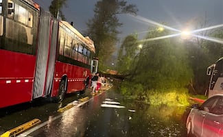 Líneas 1 y 7 del Metrobús presentan afectaciones por lluvias; no hay servicio en varios estaciones
