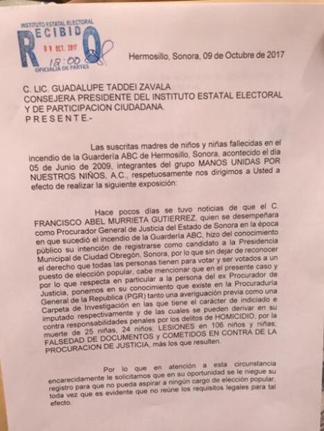Exprocurador, indiciado por caso ABC, busca alcaldía de Cajeme