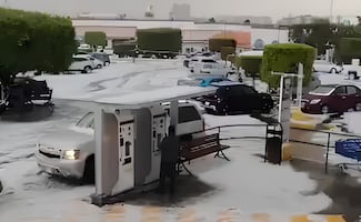 Intensas lluvias y granizada dejan afectaciones en Cuajimalpa; se inunda paso a desnivel para salir a Santa Fe