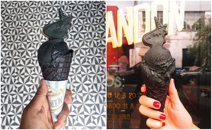 El helado negro ya está en CDMX
