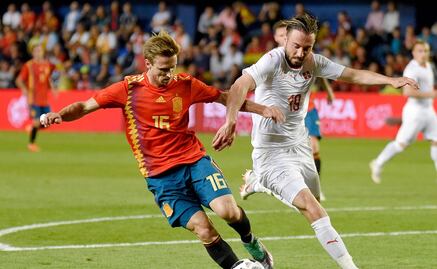 España y Suiza empatan en amistoso