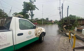 Ante la evolución del huracán “Polo” y en el estado de Michoacán se anunció la suspensión de clases en los municipios de Aquila, Coahuayana, Chinicuila, Coalcomán, Lázaro Cárdenas, Arteaga y Tumbiscatío (21/09/2026). Foto: Cuartoscuro
