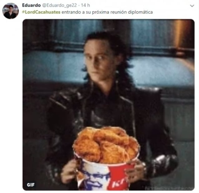 #LordCacahuates es la botana de los memes