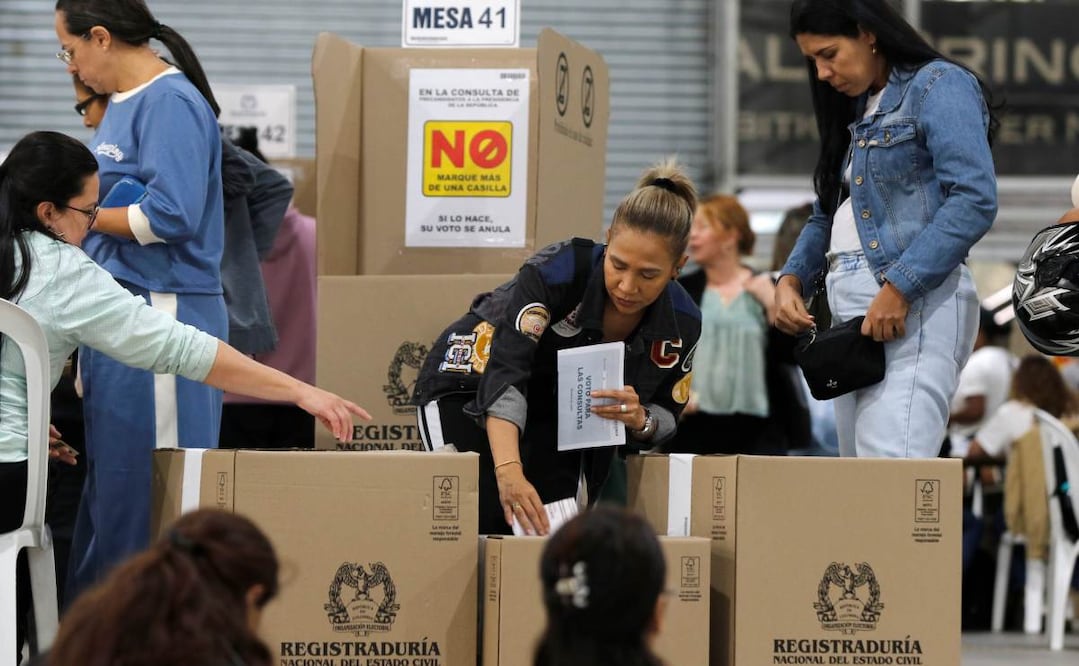 Las elecciones legislativas reconfiguran el mapa político colombiano para el periodo 2026-2030. (08/03/26) Foto: EFE