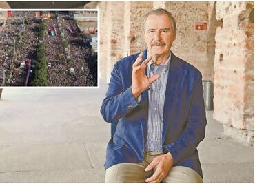 Vicente Fox confunde protestas pro-palestina con marcha en defensa del Poder Judicial