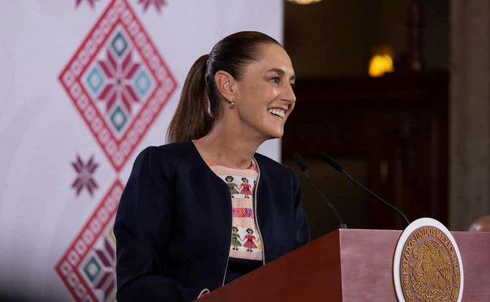 La presidenta Claudia Sheinbaum durante la mañanera del 4 de diciembre del 2025. Foto: Presidencia
Presidencia