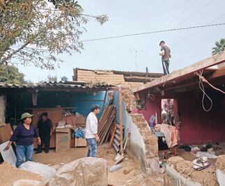 Reconstruyen 170 casas destruidas por el sismo en Yautepec