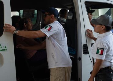 Autoridades migratorias aseguran a 58 migrantes en Chiapas