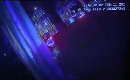 Video captado por policía revela terror vivido en tiroteo de Las Vegas
