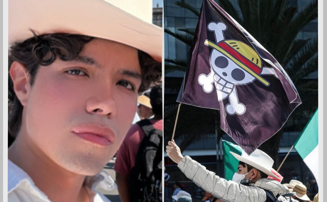 Edson Andrade señala que sigue siendo apartidista, a pesar de haber trabajado para el PAN desde 2021. | Fotografías: recuperada del Instagram de Edson Andrade y marcha del 15 de noviembre de Gabriel Pano.