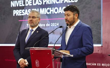 Michoacán reporta al cien por ciento de su capacidad 12 de sus 24 presas; suficiente para abastecer consumo humano y riego