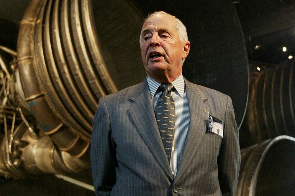 El piloto del módulo lunar Apolo 8, el general William Anders. Foto: AP