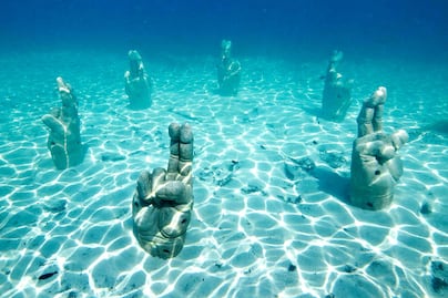 Isla Mujeres: Conoce sus impresionantes esculturas submarinas