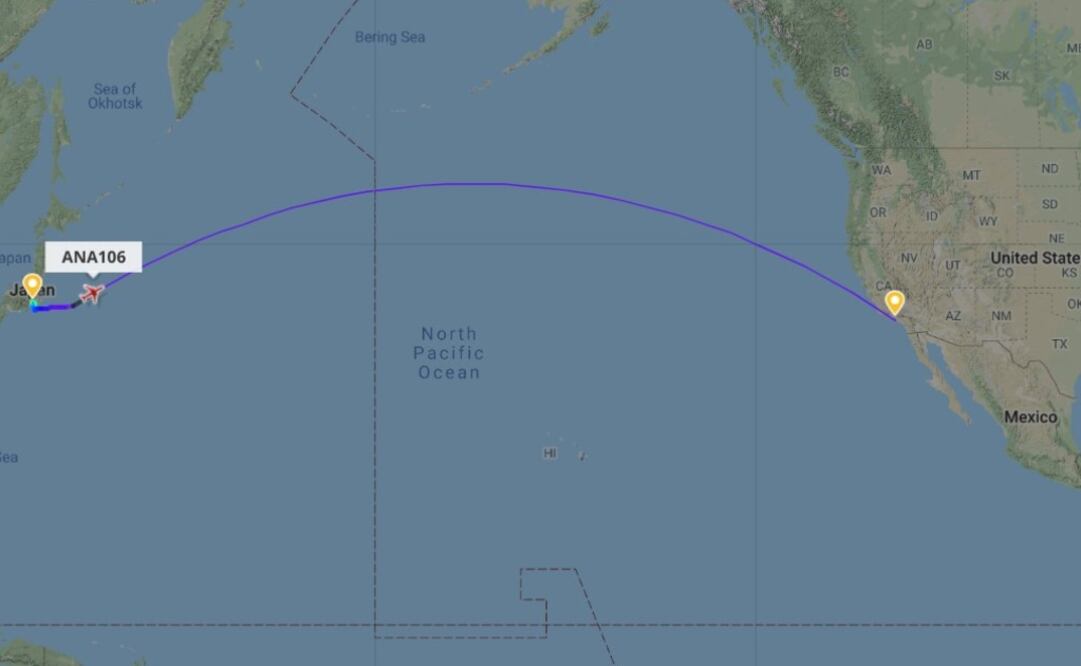 Foto: Twitter / @flightradar24