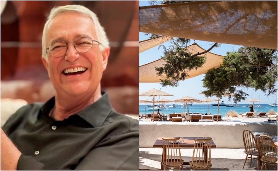 Ricardo Salinas Pliego presume la vista espectacular y el ambiente relajado del restaurante Casa Jondal en Ibiza. Foto: Instagram. @ricardosalinas