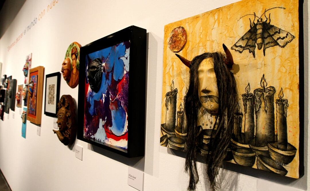 “Máscaras de aliento”, en el Franz Mayer, cuenta con más de 300 piezas. Foto: Notimex