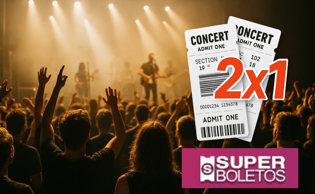 Miércoles 2x1 en Superboletos. Foto: Creada con IA