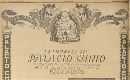 Majestuoso y elegante, así era el cine Palacio Chino que hoy está en el abandono