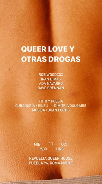 “Queer Love y otras drogas” se presenta en el centro cultural Revuelta Queer House.
Foto: Especial