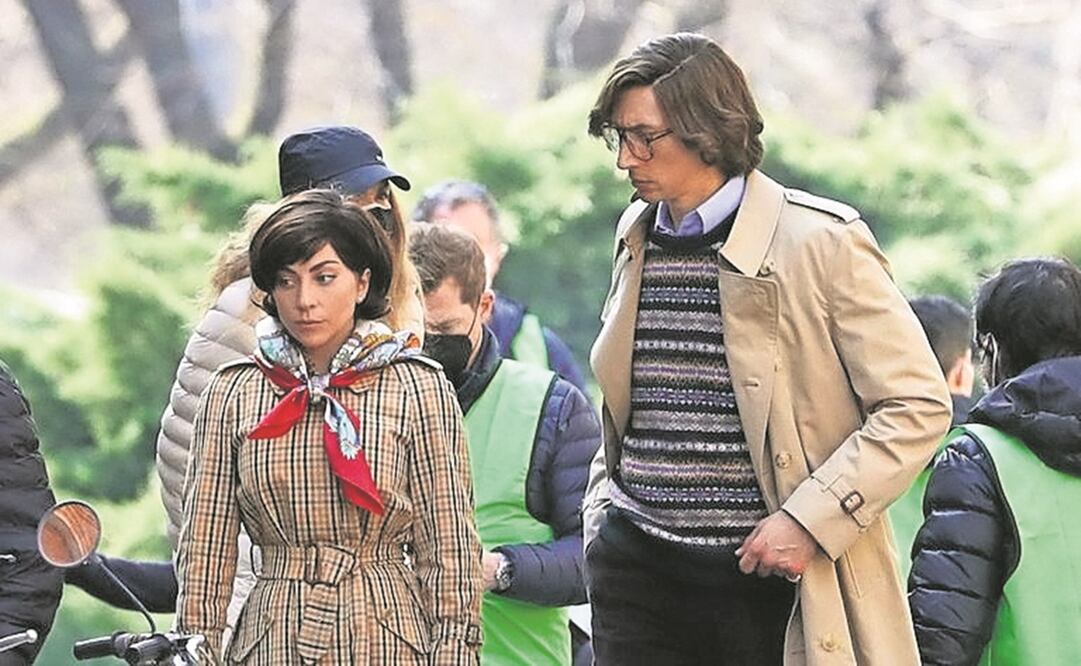 Lady Gaga y Adam Driver protagonizan la película. Foto: Mark Finkenstaedt