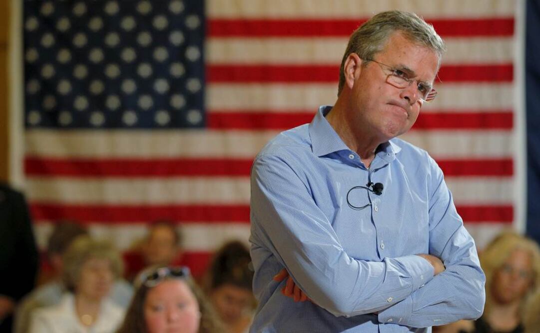 Bush realizó un acto de campaña en Nueva Hampshire (Foto: Reuters)