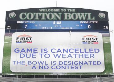 El extraño caso del Bowl cancelado