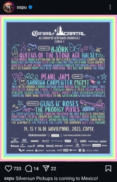 Este sería el cartel oficial de este año. Foto: Captura de pantalla.