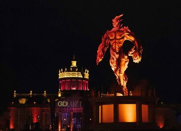 GDLUZ 2025: festival de luces con mapping y esculturas iluminadas