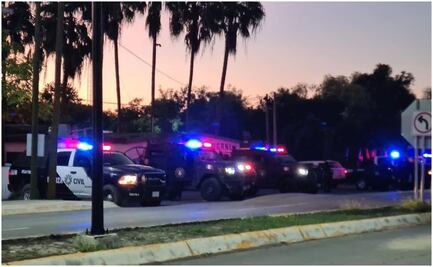 Abaten a 11 delincuentes en General Terán, Nuevo León; hay un detenido y 7 camionetas aseguradas