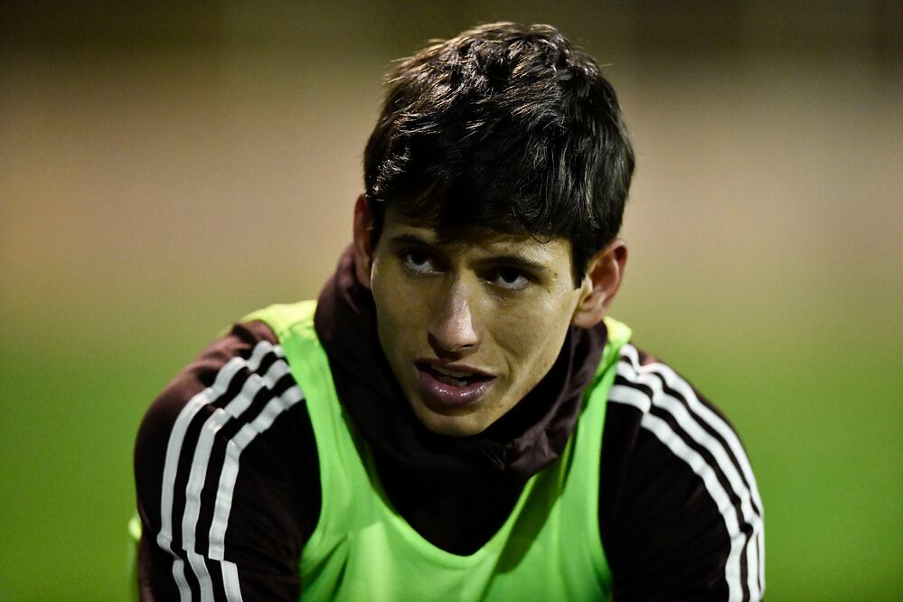Imago7.  Jürgen Damm  durante un entrenamiento con la Selección Mexicana 