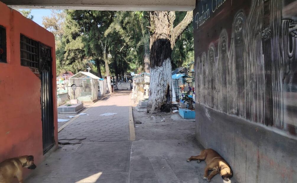 Cementerio de Cuautepec cierra tras hallazgo de mujer sin vida; familiares exigen justicia y señalan irregularidades. Foto: Fabián Evaristo