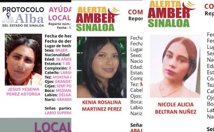 Localizan con vida a tres mujeres secuestradas en Culiacán; Fiscalía cancela fichas de búsqueda y Alertas Amber