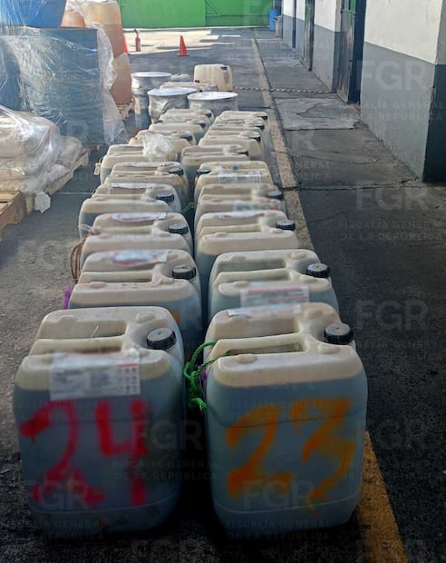 FGR incinera más de 10 toneladas de precursores químicos asegurados en Guerrero (03/02/26). Foto: FGR