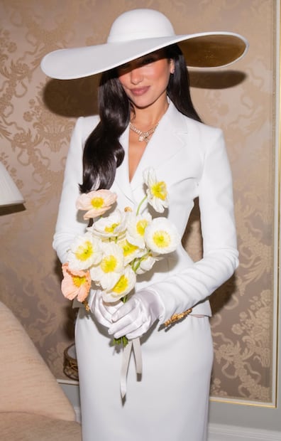 Boda de Dua Lipa y Callum Turner.
Foto: Instagram dualipa