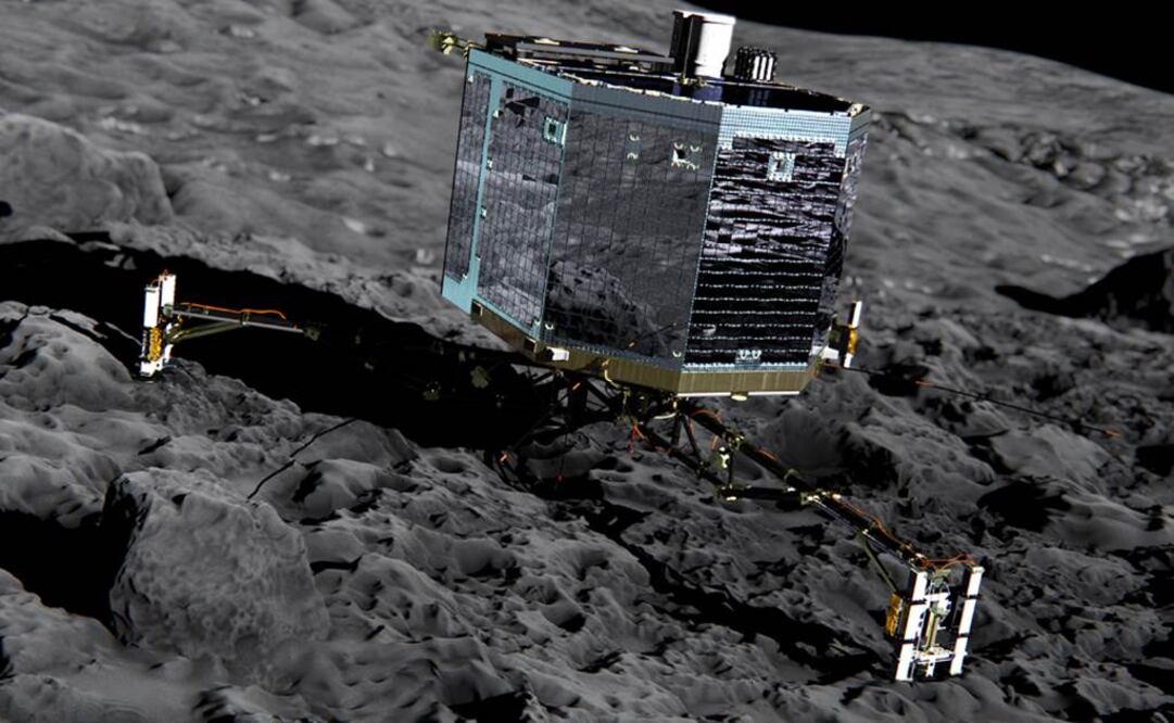 Rosetta, la primera misión diseñada para orbitar y aterrizar sobre un cometa. Foto: ESA