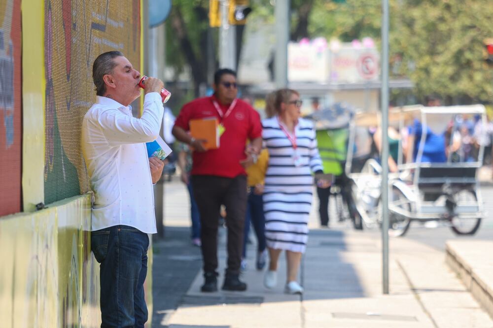 La tarde de ayer, el valor más alto que se presentó fue de 44 grados en la presa Bicentenario y Tepache. Foto: Axel Sánchez/ EL UNIVERSAL