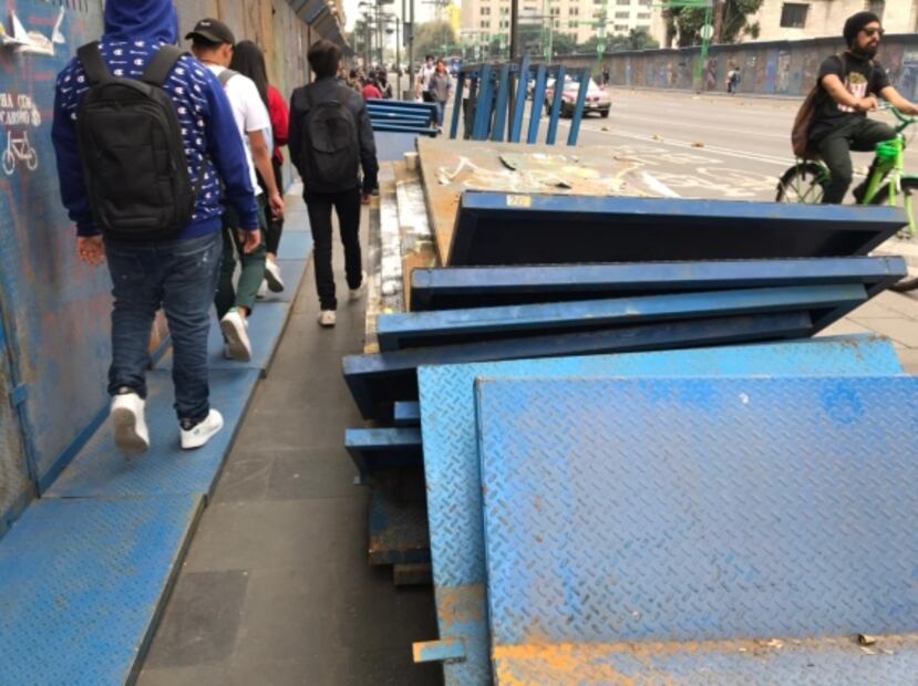 Gobierno CDMX blinda monumentos y edificios, previo a marcha por la Erradicación de la Violencia contra las Mujeres