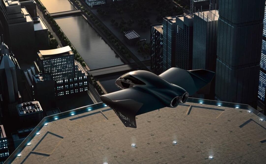 El auto volador podría despegar y aterrizar verticalmente / Foto: Porsche Newsroom