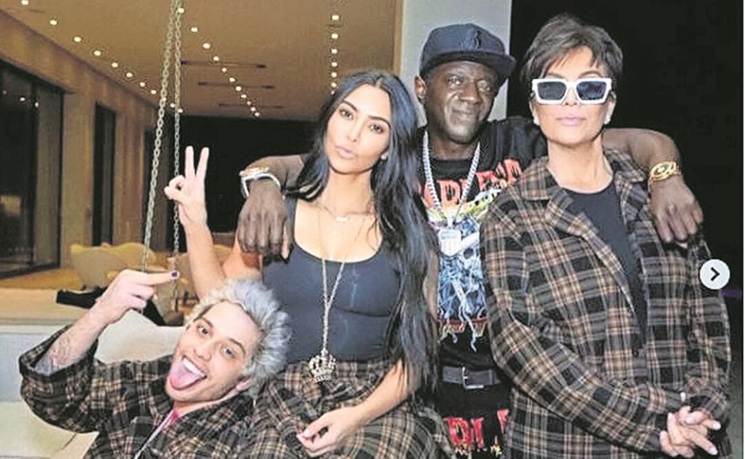 Kim Kardashian y Pete Davidson. Foto: Instagram