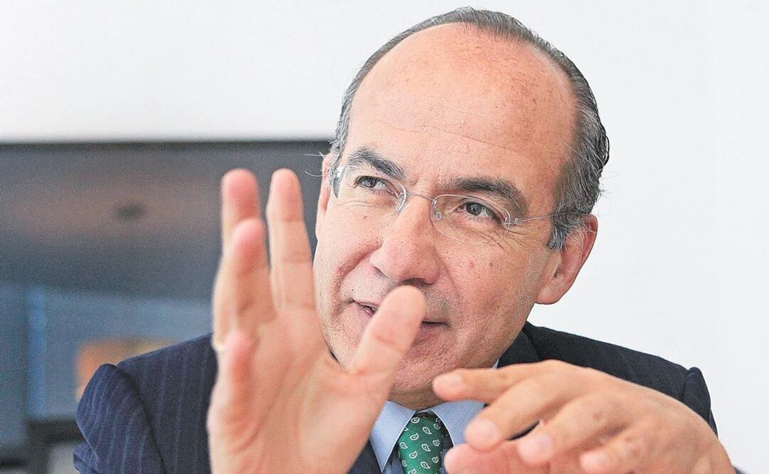 El ex presidente Felipe Calderón, en la imagen. Foto: Archivo EL UNIVERSAL