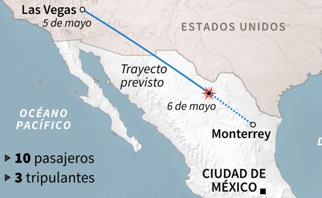 Confirman muerte de 13 personas en avión privado accidentado en Coahuila