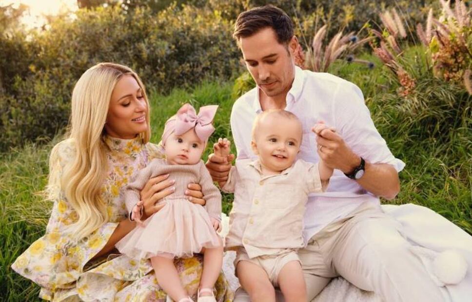 Paris Hilton y su familia.