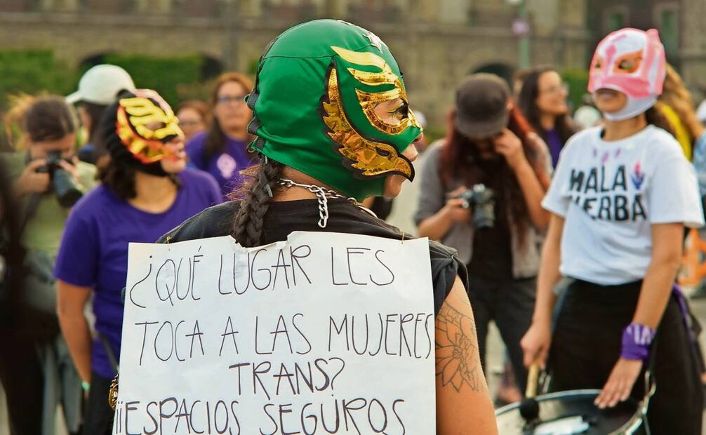 Entre los contingentes había mujeres disca, trans, artistas, organismos populares y civiles, activistas y estudiantes. Foto: Osmar Alvarado / EL UNIVERSAL