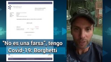 Patricio Borghetti muestra prueba del Covid-19; "no es una farsa", dice