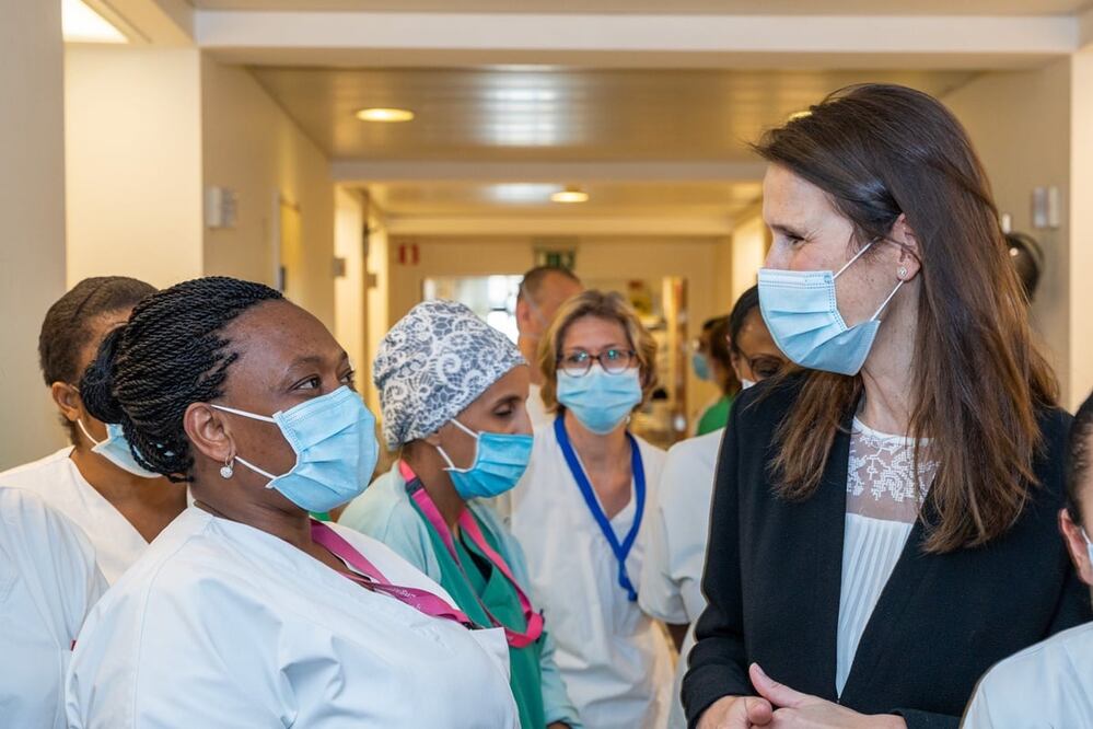 Foto. Tomada de Twiter: @Sophie_Wilmes